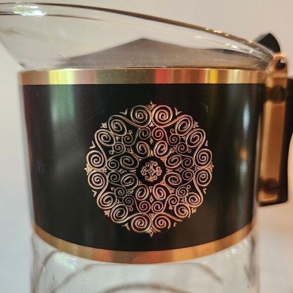 Vintage Very Good 1960s "David Douglas Flameware" 8 Cup Glass Coffee Pot Carafe - Picture 3 of 8